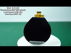 3.4 Zoll Rundbildschirm Bildschirm mit 480x480 Pixel Auflösung MIPI-Schnittstelle